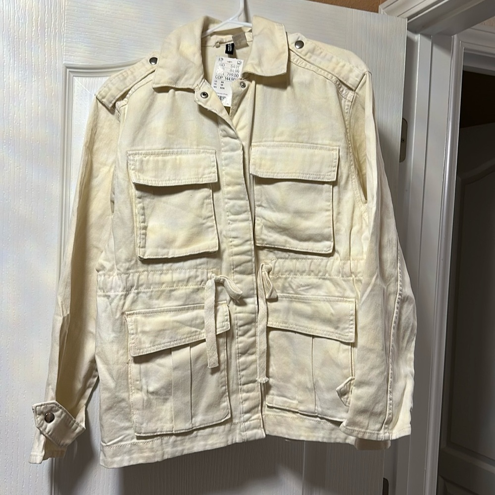 H&M Cotton Twill Utility Jacket